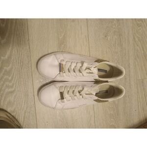 Tommy Hilfiger Women's Lorio Sneakers - White Leather, Size 9M Used Go Condition